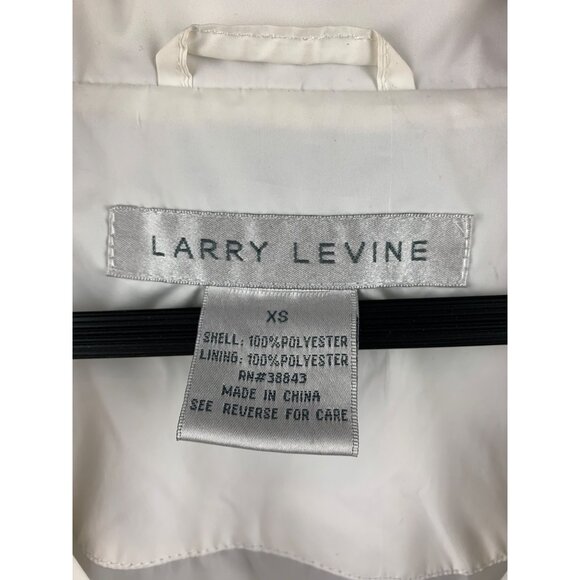 Women's Vintage Y2K Larry Levine White Wind Breaker Jacket  Size XS - Picture 4 of 9